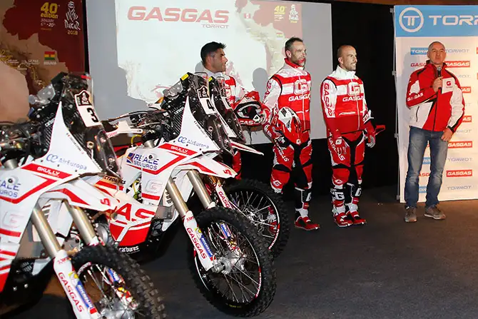 GasGas team DAKAR 2018