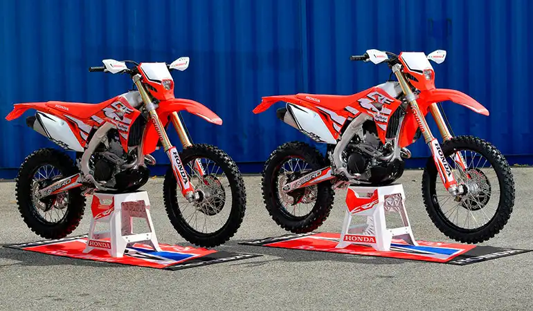 photo honda 450 enduro2018