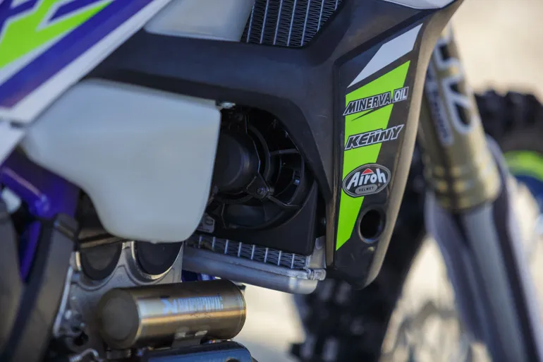 Le ventilateur électrique monté de série sur les modèles Factory sherco enduro factory 2019 4
