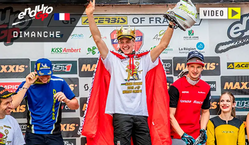 Brad freeman pilote endurogp France 2019 dimanche