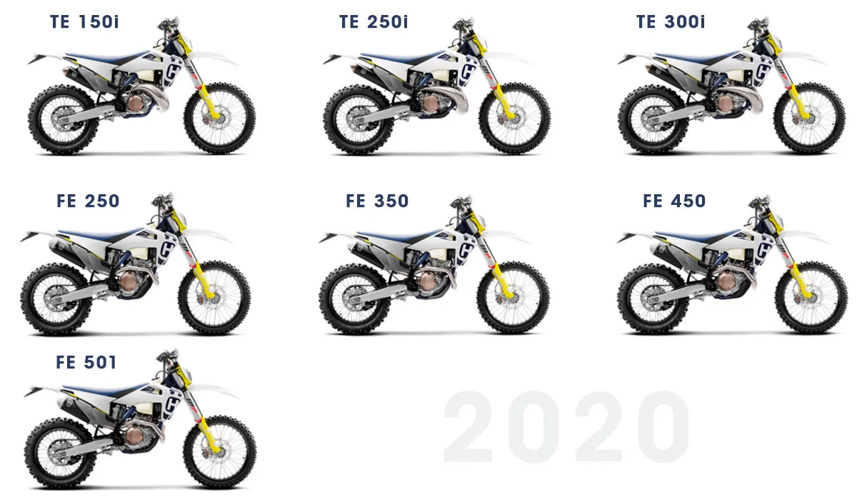motos husqvarna enduro 2020