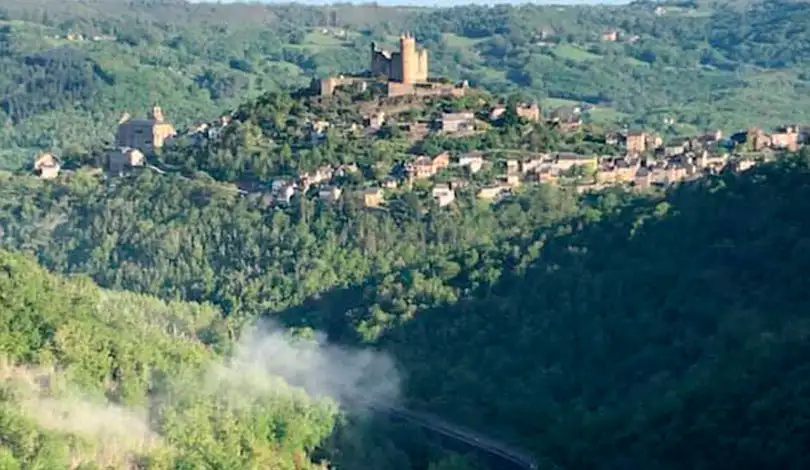 Petit avant-goût des paysages Aveyronnais que vous découvrirez sur la première journée entre La Fouillade et Rieupeyroux paysage aveyronnaise classic 2019