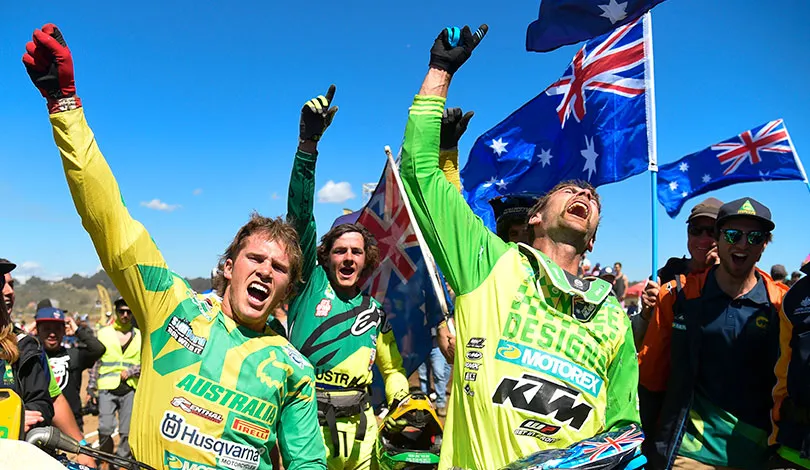 pilotes australien ISDE 2018