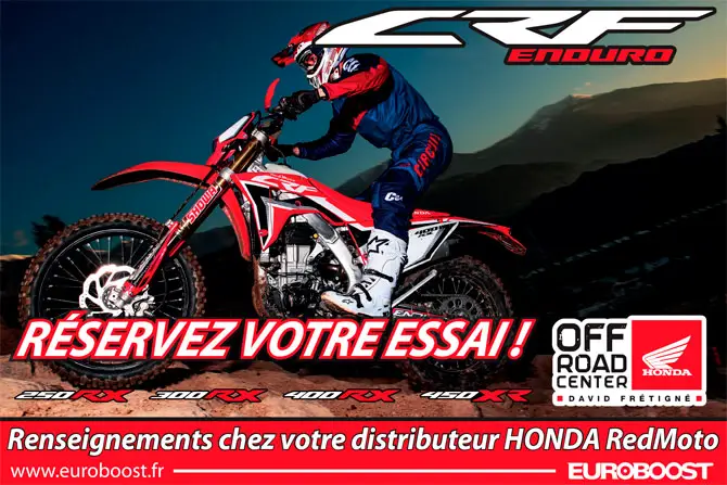 Essais Honda RedMoto enduro 2020 