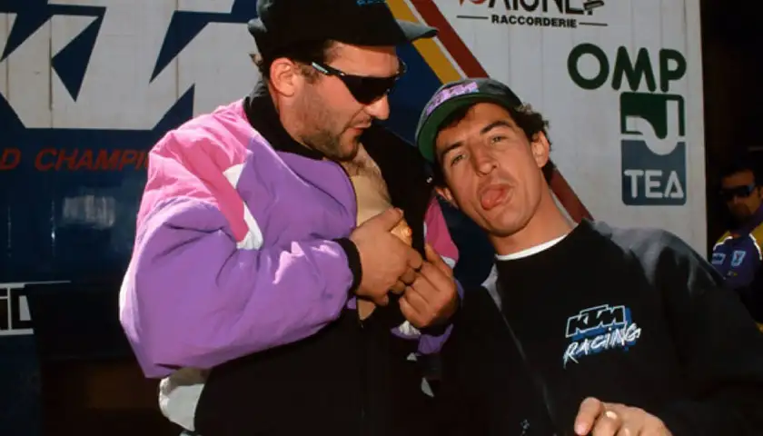 Le duo magique Mario Rinaldi / Gio Sala en 1995 giovani sala mario rinaldi