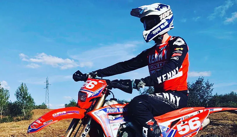 hugo blanjoue pilote Honda enduro 2020