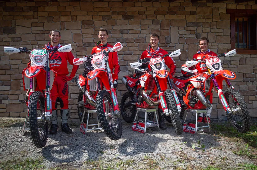 Les 4 pilotes du team GP Motors 2020 team GPmotors 2020 FREENDURO 2