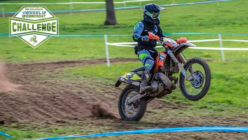 Wheeling KTM enduro Morgan