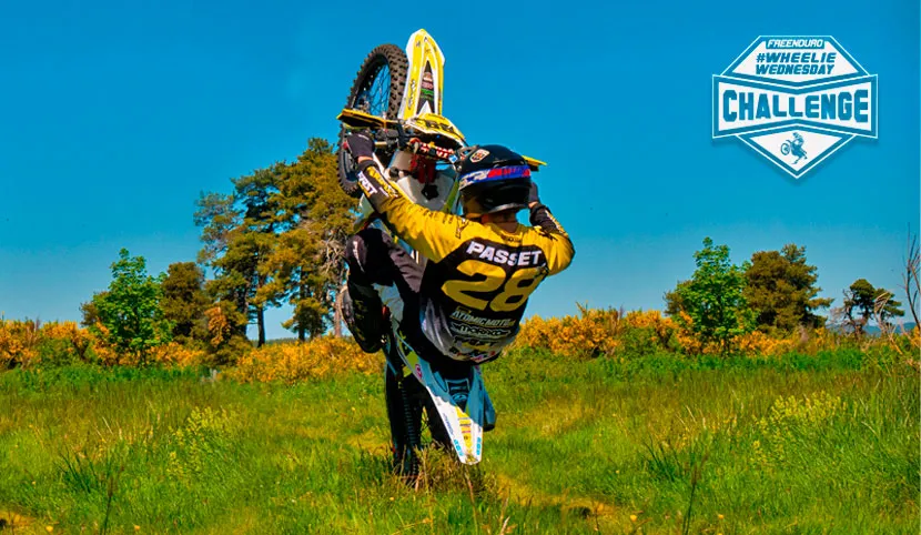 photo chute pilote enduro