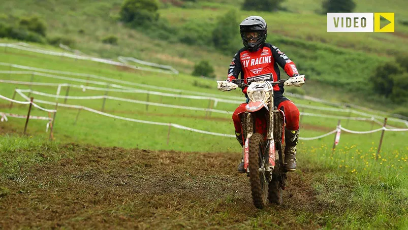 Romain Dagna pilote 125 Beta TO enduro