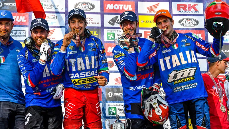 pilotes italiens TROPHEE ISDE 2021 J6