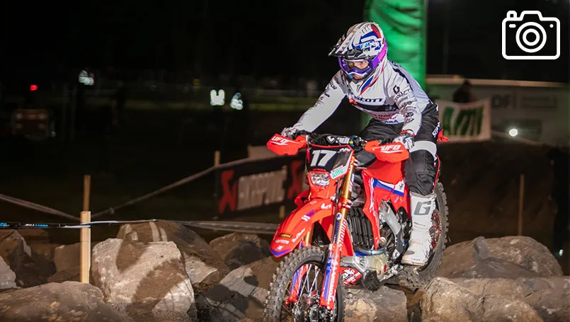 Photo Théo Espinasse pilote enduroGP Langeac