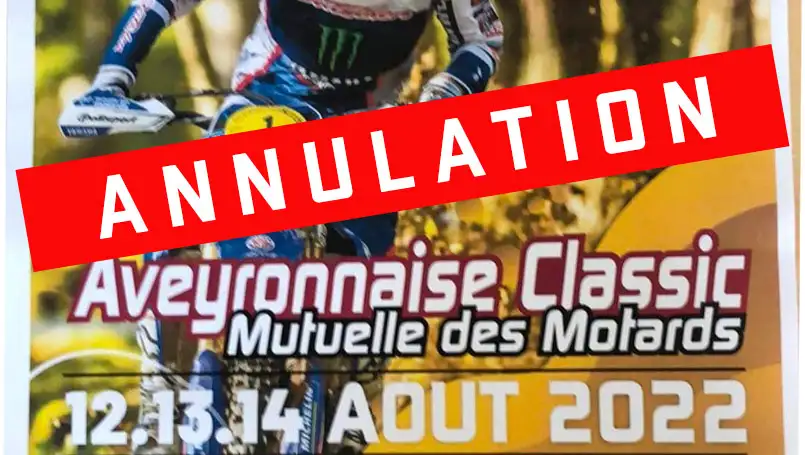 Annulation Aveyronnaise Classic 2022