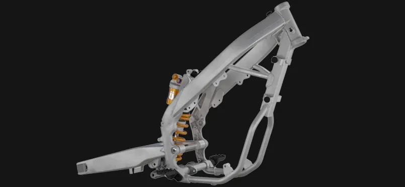 cadre alu moto electrique FLUX