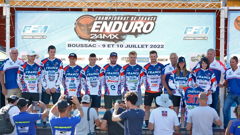 equipe france ISDE 2022