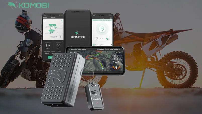 KOMOBI alarme et traceur GPS moto 