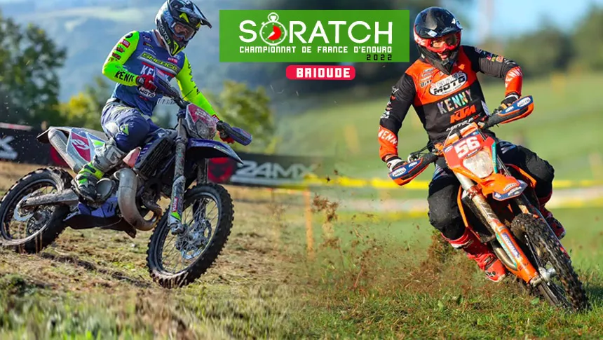 Hugo Blanjoue et Zach Pichon pilote enduro France Scratch 2022
