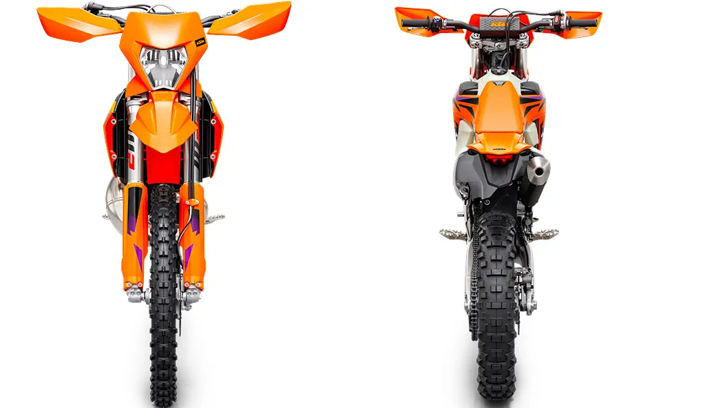 Les 2 faces de la 300 EXC 2024 KTM 300 exc 2024 enduro
