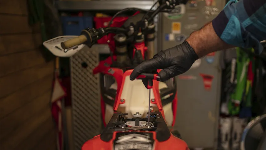Contrôle technique moto enduro