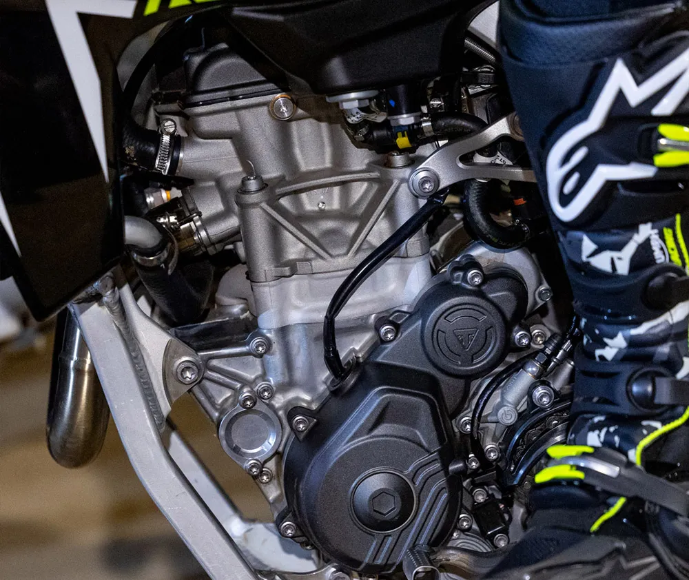moteur moto triumph motocross jeff stanton