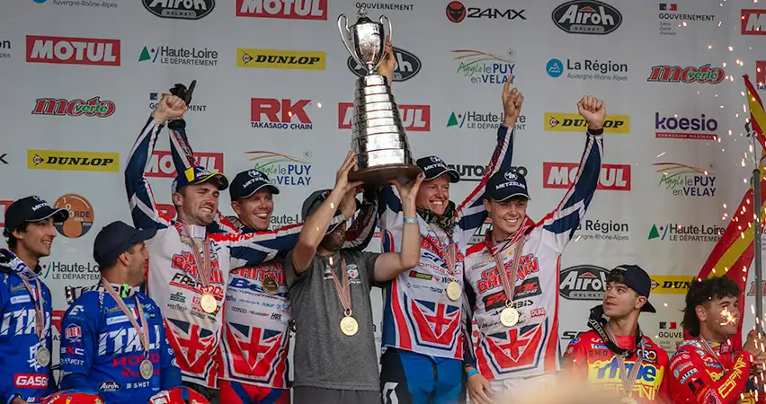 Pilotes Anglais ISDE 2022 en France