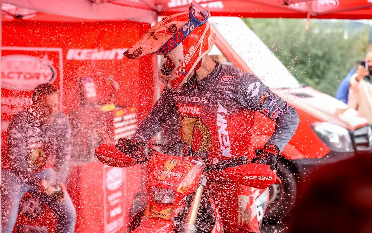 Hugo Blanjoue Honda enduro France champion 2024