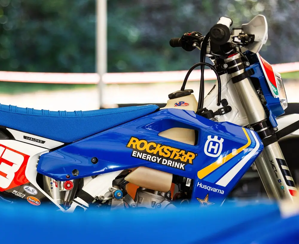 husqvarna 300 TE enduro deco bleu USA enduro