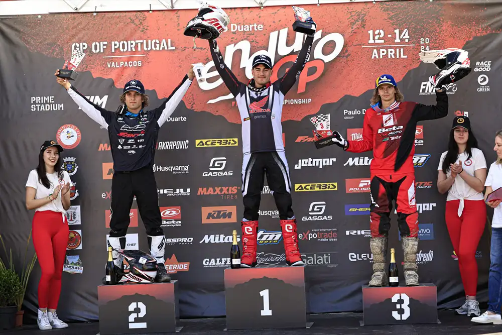 leo Joyon podium enduro GP 2024 portugal
