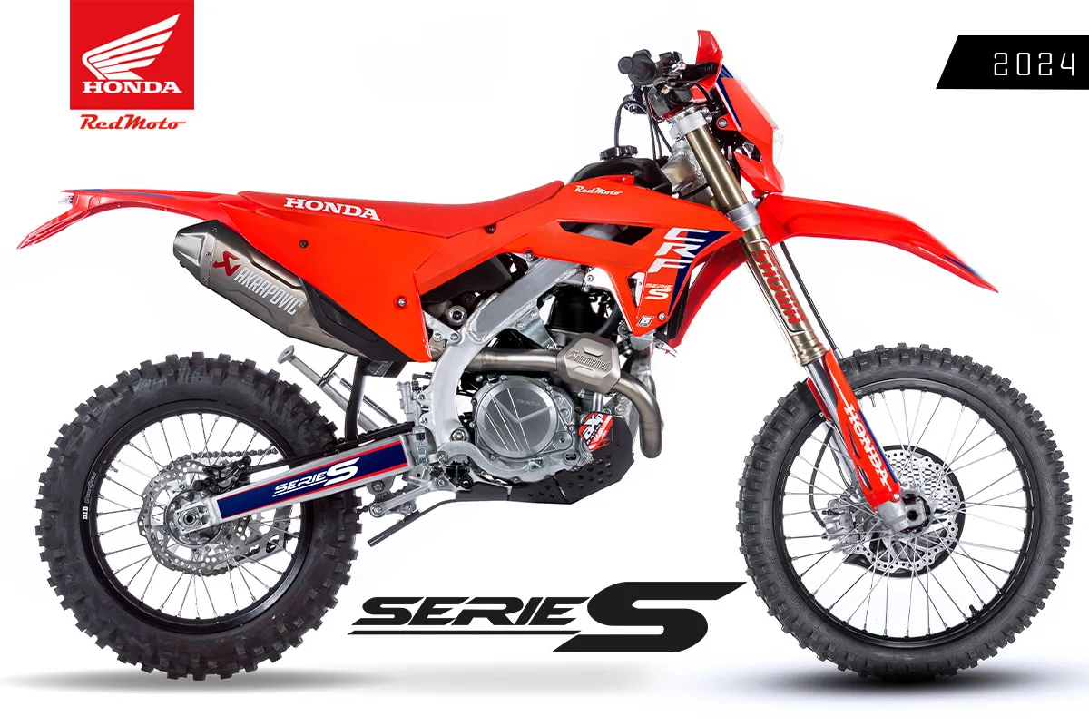 Moto enduro Honda 450 Serie S 2024