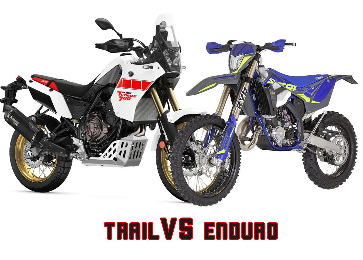 motos Yamaha Ténéré faca à 125 Sherco