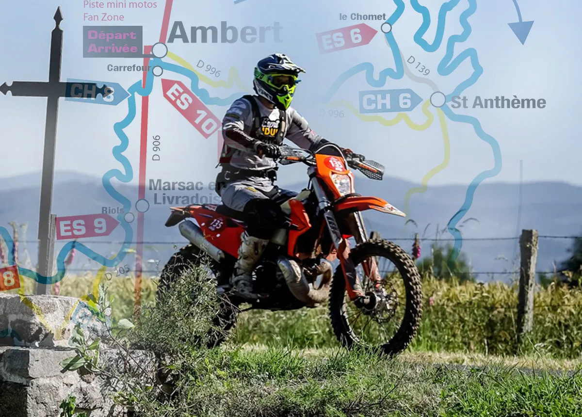 Pilote enduro Rand Auvergne 2024
