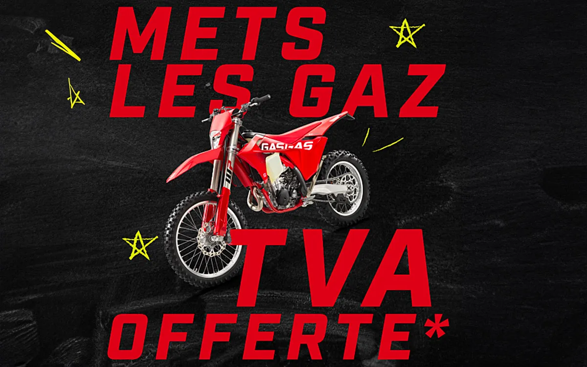 Gasgas offre la TVA jusqu'au 31/10/2024