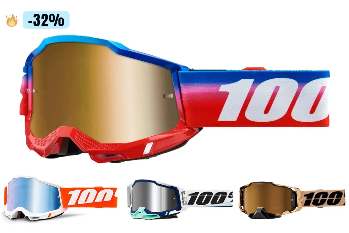 Promos masques 100% accuri et Racecraft 