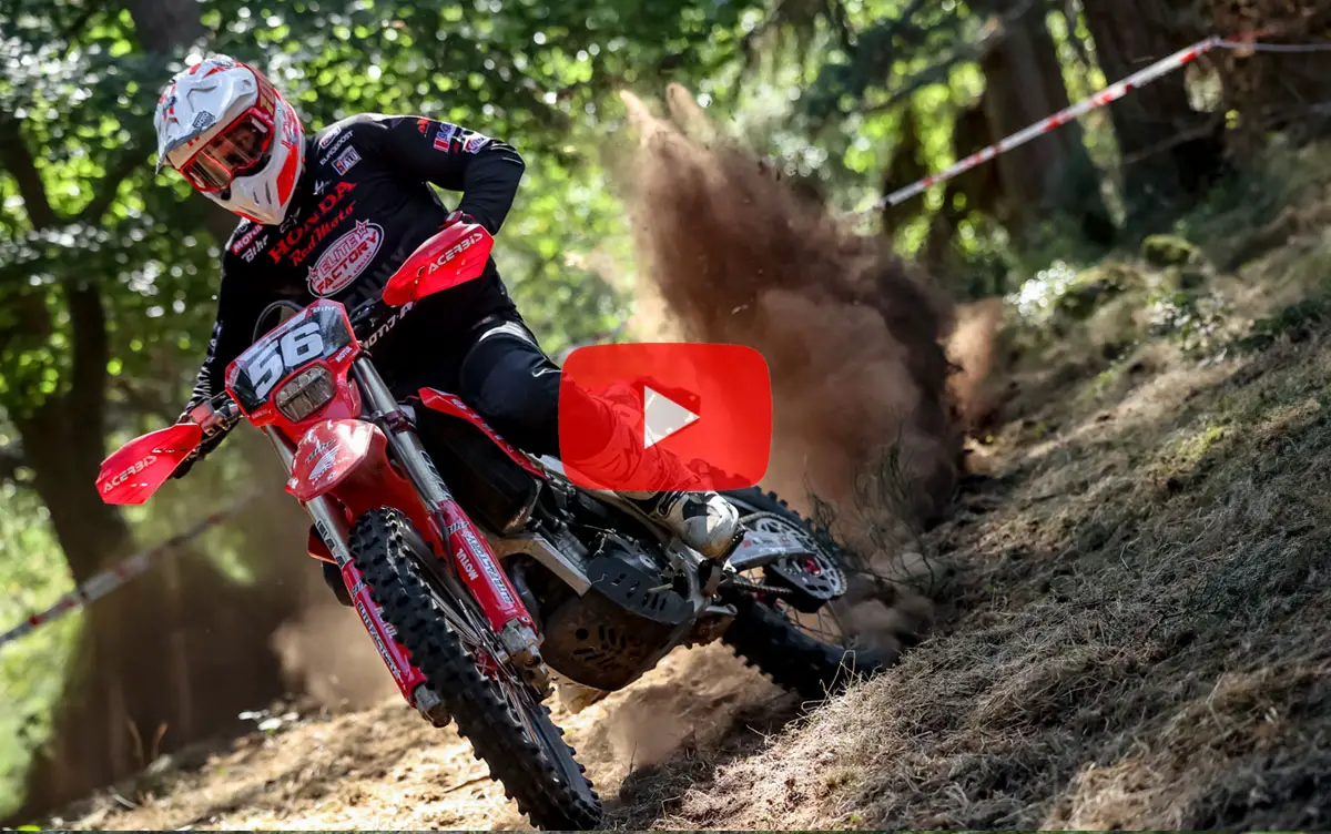 Hugo Blanjoue pilote enduro Saint Agrève 
