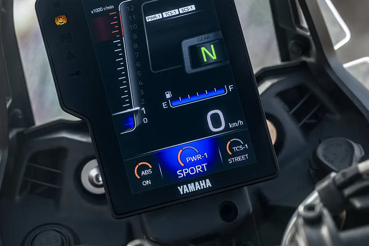 Yamaha Ténéré 700 World Raid 2026 electronique