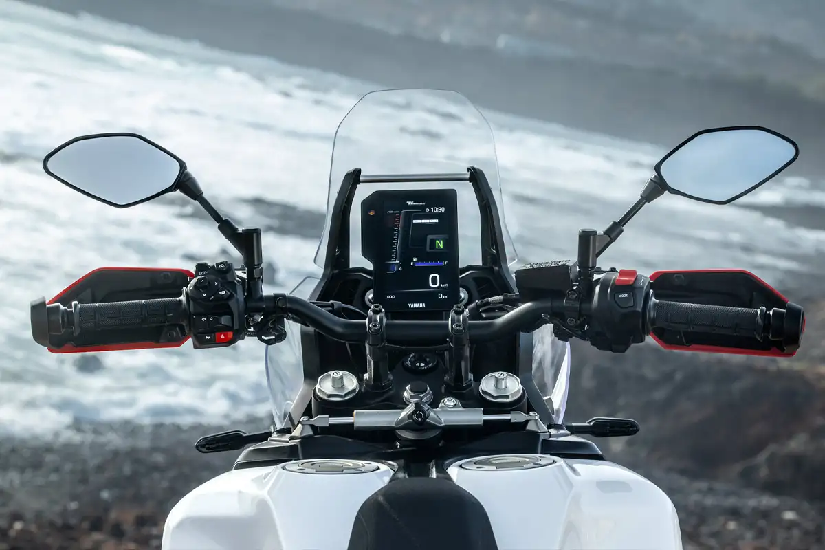 Trail Yamaha 700 Tenere World Raid 2026 guidon