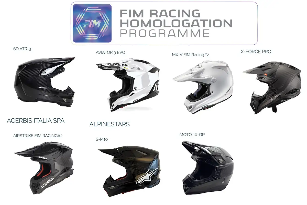 Casque homologués FIM FRHPhe-02