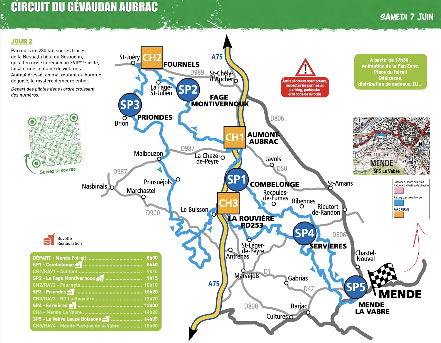 circuit trefle lozerien samedi
