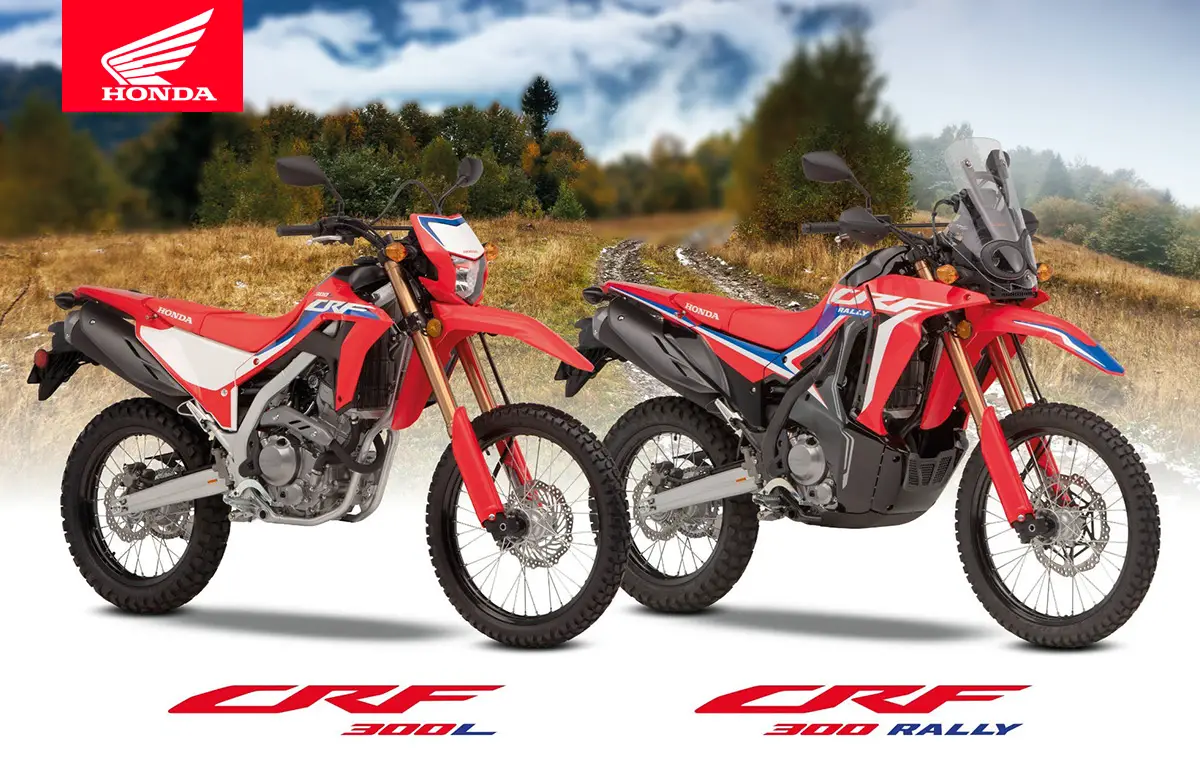 Honda  CRF 300L et CRF 300L Rally 2025