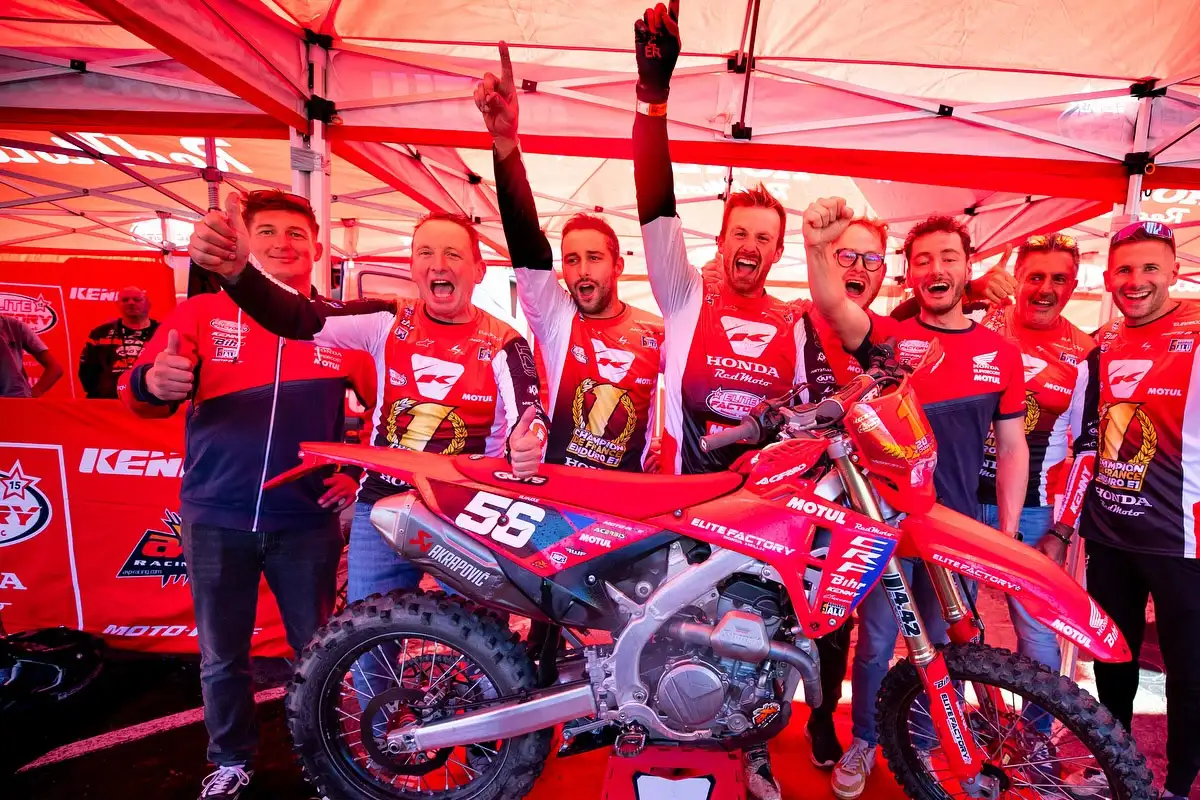 Hugo Blanjoue champion enduro France 2025