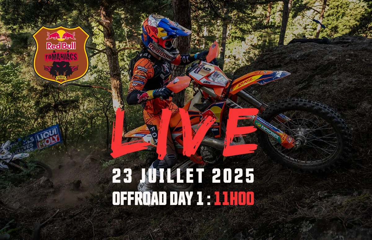 Vidéo Live Red Bull Romaniacs 2025 Offroad J1