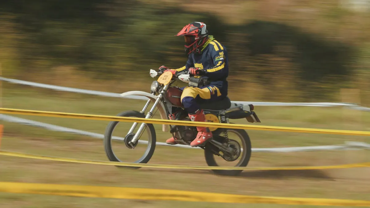 moto enduro vintage 125 2t