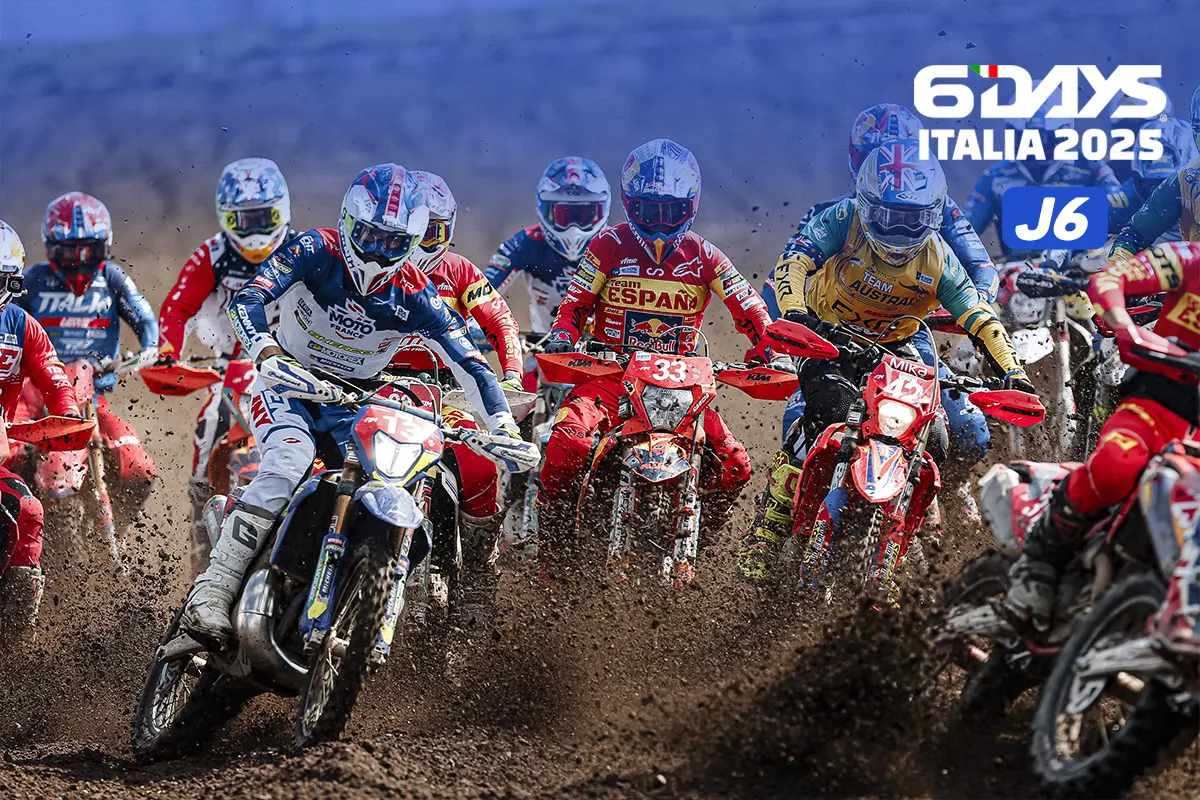 pilote motocross 6 days enduro 2025 Bergame