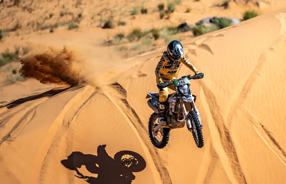pilote Freenduro dune doree casteu trophy 2025