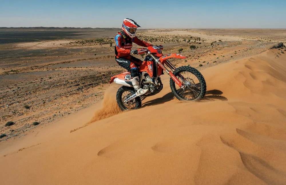 pilote Freenduro dunes maroc casteu trophy 2025