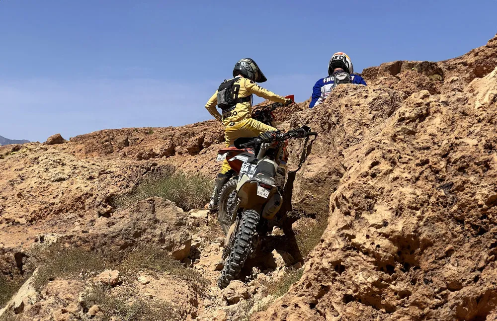 pilote Freenduro montagne maroc casteu trophy 2025