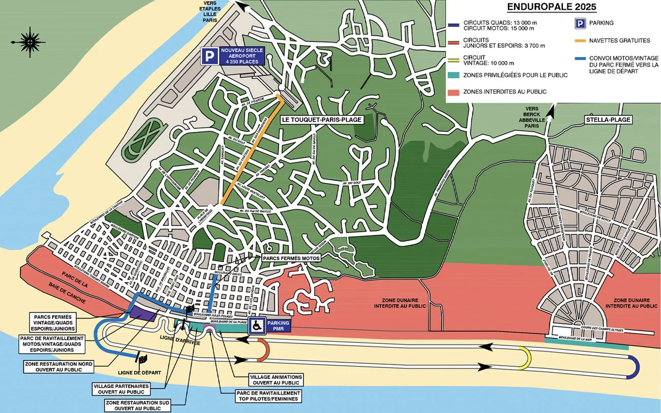 plan circuit enduro TOUQUET 2025