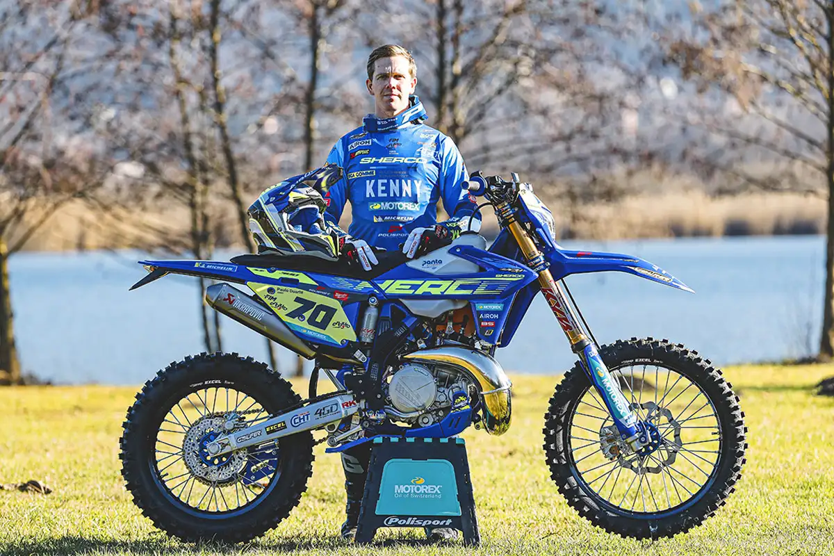 Steve Holcombe pilote 300 Sherco 2026