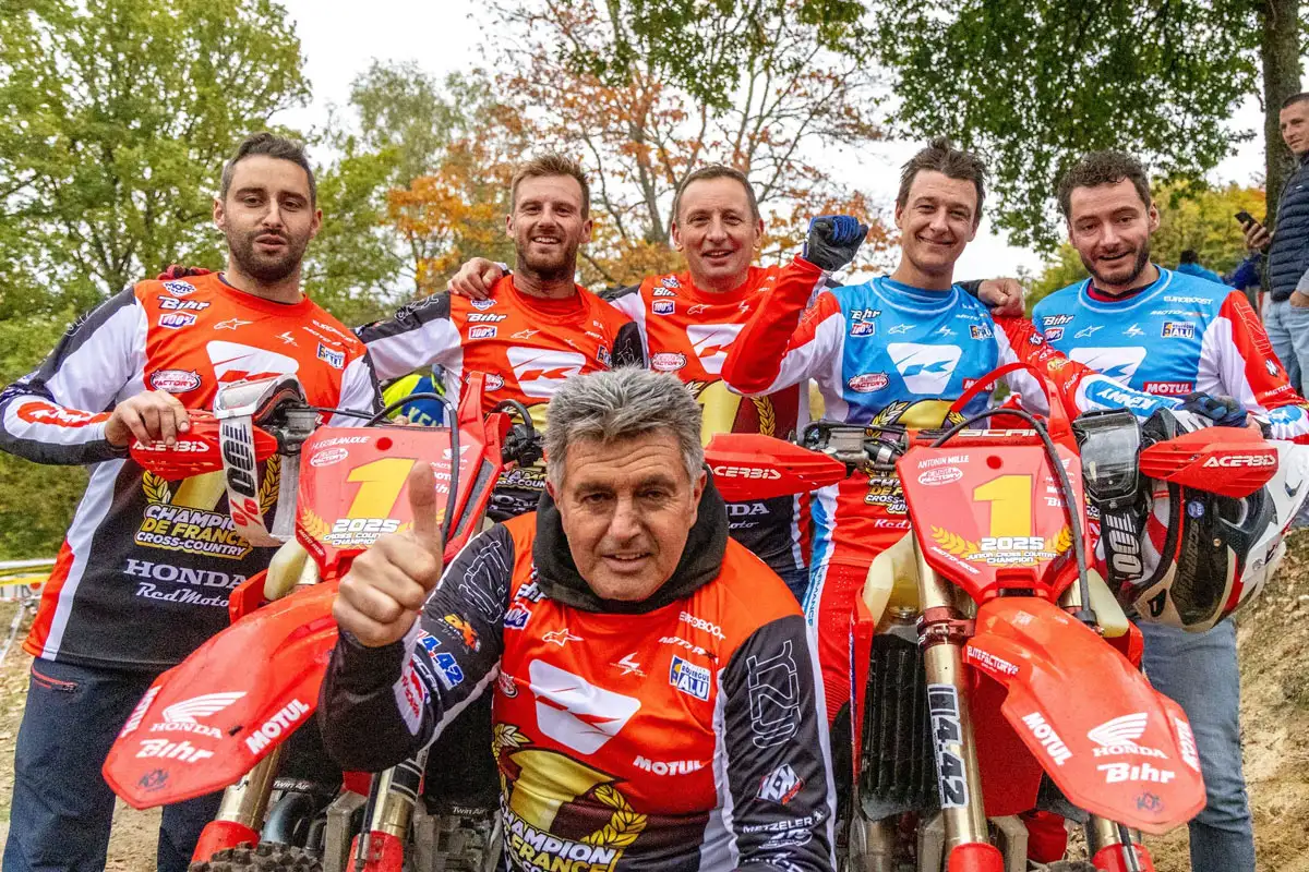 team elite moto hoonda cross country 2025