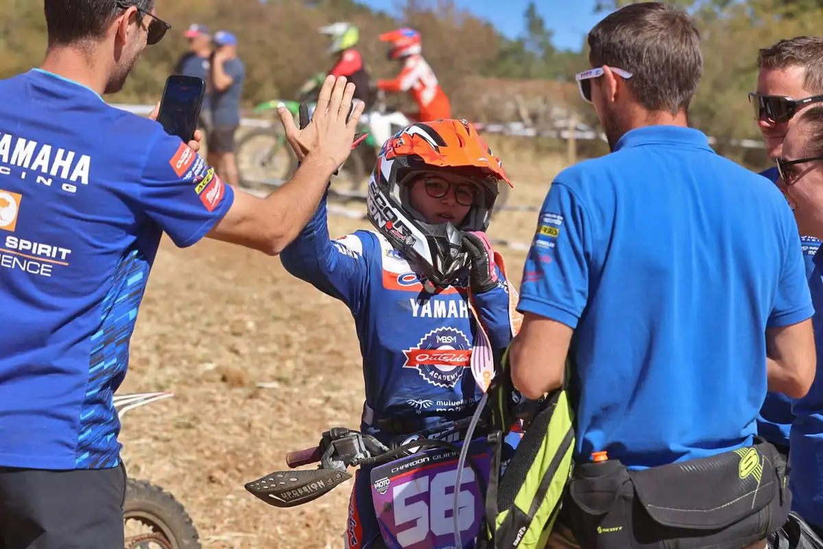 Quinn Chardon championne france enduro KID 2026